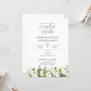 Invitación para Boda español Kaart