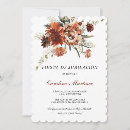 Invitación para Fiesta de Jubilación Personalizada Kaart