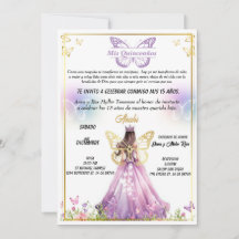 Invitación para fiestas de Quinceaños