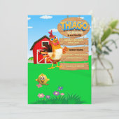 INVITACION PARA NIÑO "Bartolito' Kaart (Staand voorkant)