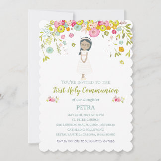 Invitación PETRA Primera Comunión Kaart
