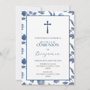 INVITACION PRIMERA COMUNION OF EVENTO RELIGIOSO KAART
