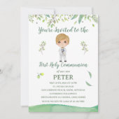 Invitación Primera Comunión PETER Kaart (Voorkant)
