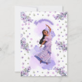 Invitación Template Isabella's Birthday Invitation Kaart (Achterkant)