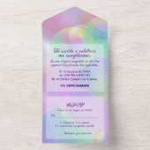 Invitación Todo En Uno - Cumpleaños - Editable All In One Uitnodiging (Binnen)