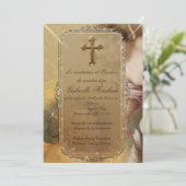 invitaciones de bautizo, Invitations Baptême (Debout devant)