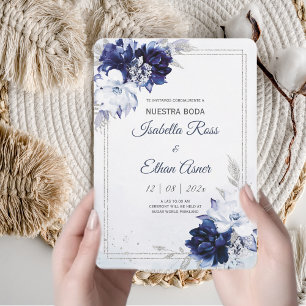 Invitaciones en Espanol para bodas Kaart