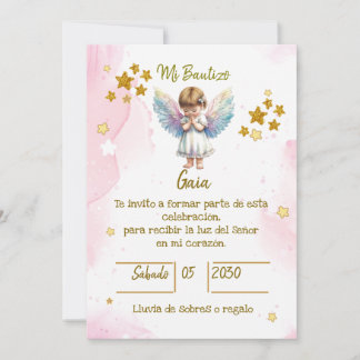 INVITACIONES PARA BAUTIZO DE NIÑA KAART