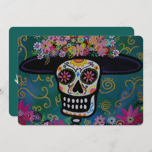 INVITATIE DIA DE LOS MUERTOS CATRINA KAART