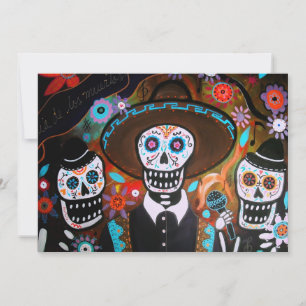 INVITATIE DIA DE LOS MUERTOS KAART