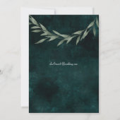 INVITATIE - KLASSIEKE 'GROENE RUSTIC' SAVE THE DATE (Achterkant)