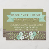 INVITATIE VAN DE HUISPARTIJ KAART (Voorkant / Achterkant)