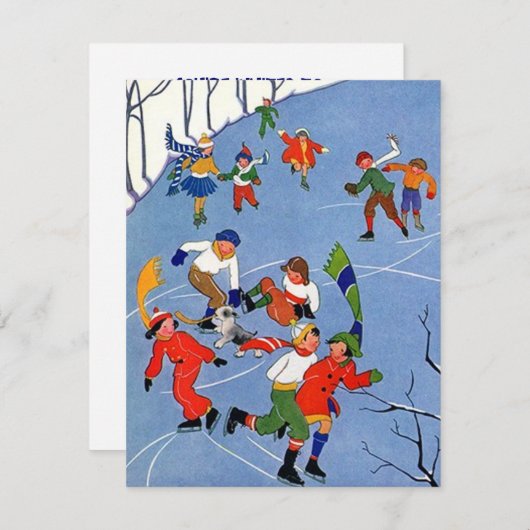 INVITATIE VAN KINDEREN DIE PARTIJEN GEVEN ~ BIRTHD KAART (Voorkant / Achterkant)