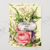 INVITATIE VOOR DE ONTVANGST VAN BLOEDING KAART (Voorkant / Achterkant)