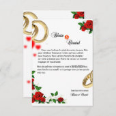 INVITATIEKAART AANKONDIGING (Voorkant / Achterkant)