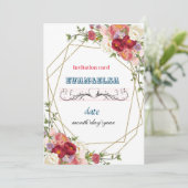 INVITATIEKAART KAART (Staand voorkant)