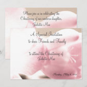 Invitaties Baptism Christening Sjablonen Kaart (Voorkant / Achterkant)