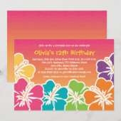 Invitaties elke leeftijd kaart (Voorkant / Achterkant)