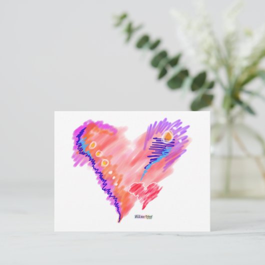 INVITATIES - Heart Felt Kaart (Staand voorkant)