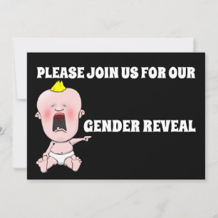 INVITATIES VAN DE baby GENDERVERZOEKSINSTANTIE VAN Kaart