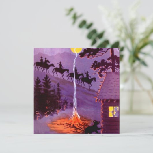 INVITATIES VOOR DE VERPLAATSING VAN SPOORWEGRIDEN KAART (Staand voorkant)