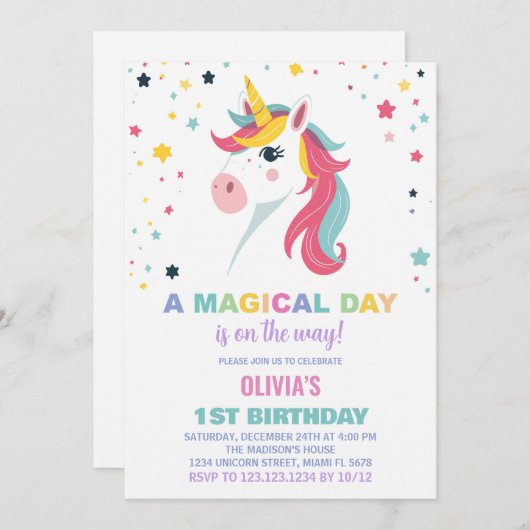 Invitaties voor regenboogontsteking kaart (Voorkant / Achterkant)