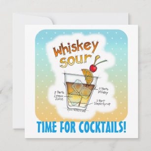 INVITATIES - WITSERSE ZUIDELIJKE ONTVANGST COCKTAI KAART