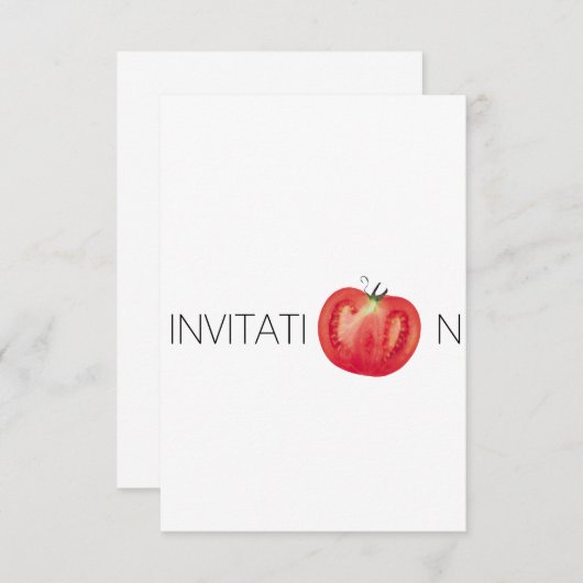 Invitation (Devant / Derrière)