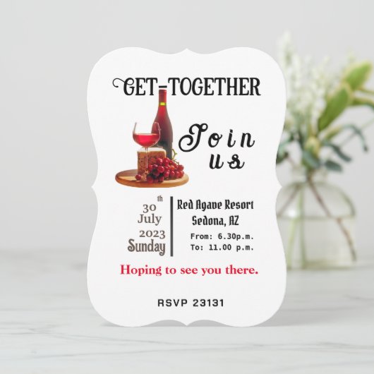 Invitation (Debout devant)