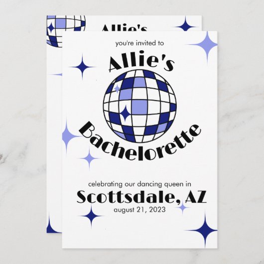 Invitation (Devant / Derrière)