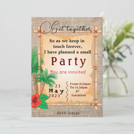 Invitation (Debout devant)