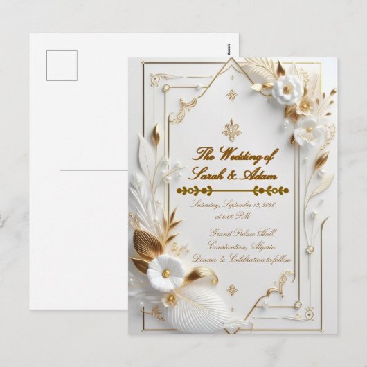 Invitation (Devant / Derrière)