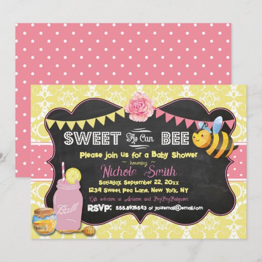 Invitation (Devant / Derrière)