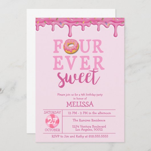 Invitation (Devant / Derrière)