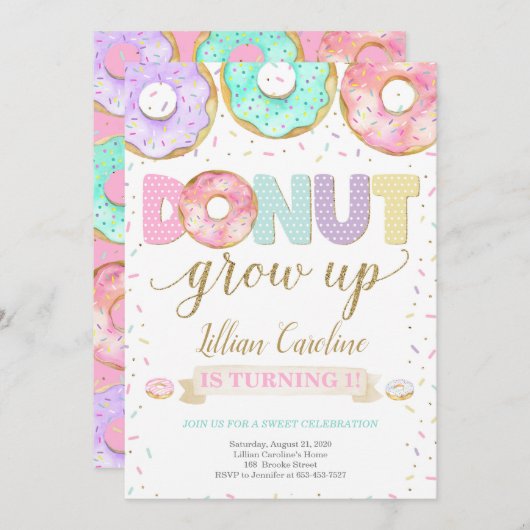 Invitation (Devant / Derrière)