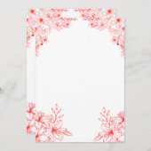 Invitation (Devant / Derrière)