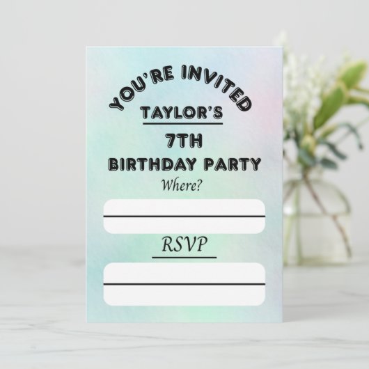 invitation (Debout devant)