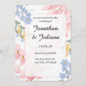 invitation (Devant / Derrière)