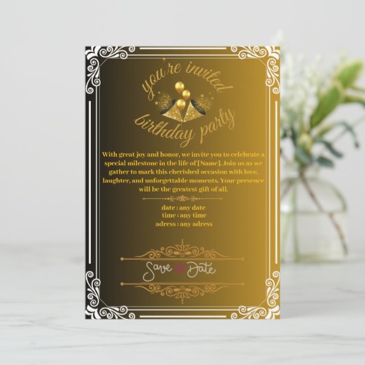 invitation (Debout devant)