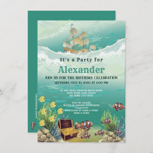 Invitation (Devant / Derrière)