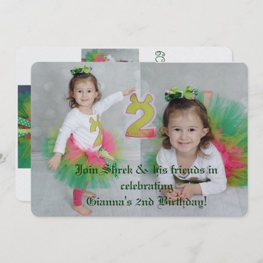 Invitation (Devant / Derrière)