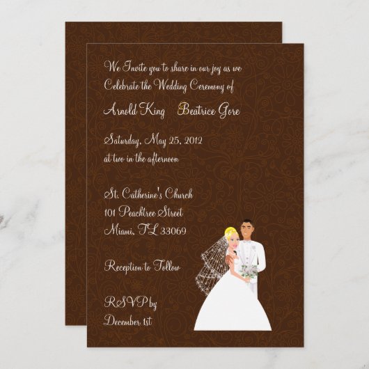 Invitation (Devant / Derrière)