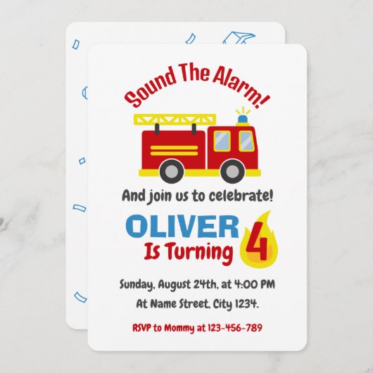 Invitation (Devant / Derrière)