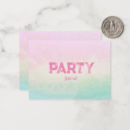 Invitation (Devant/Arrière en situation)