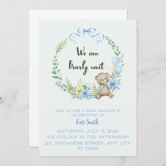 Invitation (Devant / Derrière)