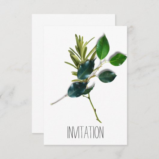 Invitation (Devant / Derrière)