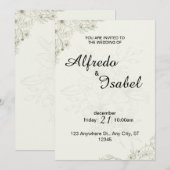 invitation (Devant / Derrière)