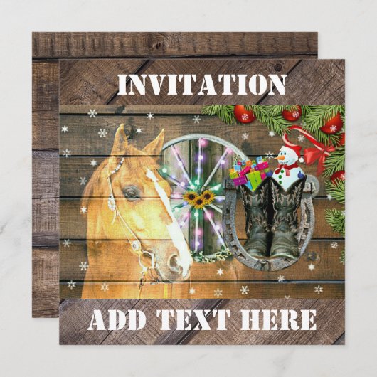 Invitation (Devant / Derrière)