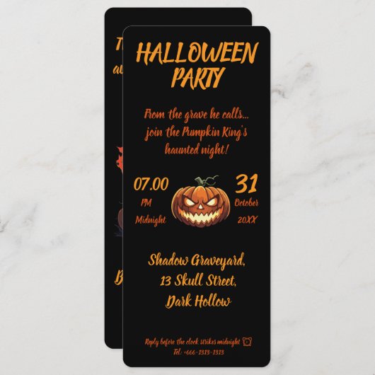 Invitation (Devant / Derrière)