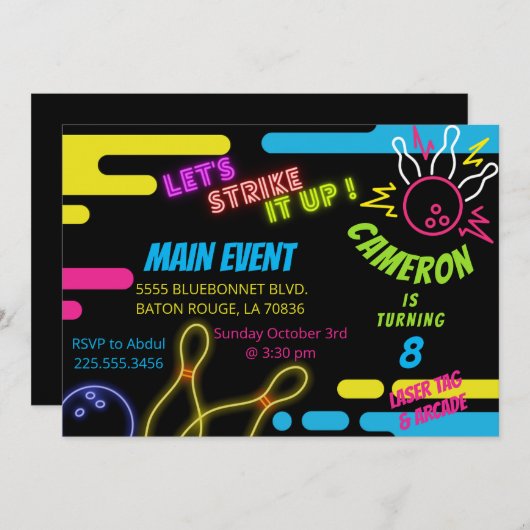 Invitation (Devant / Derrière)